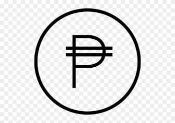 Jpg Black And White Accountant Clipart Peso Money - Transparent Background Peso Sign