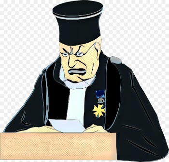 Judge, Cartoon, Law, Headgear PNG