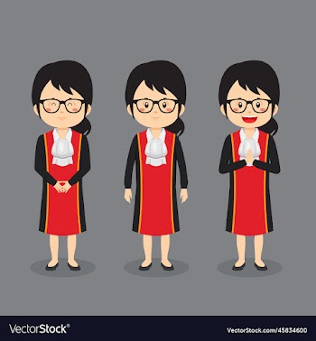 judge character with various expression