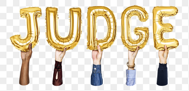 Judge word png, hands holding | Free PNG - rawpixel