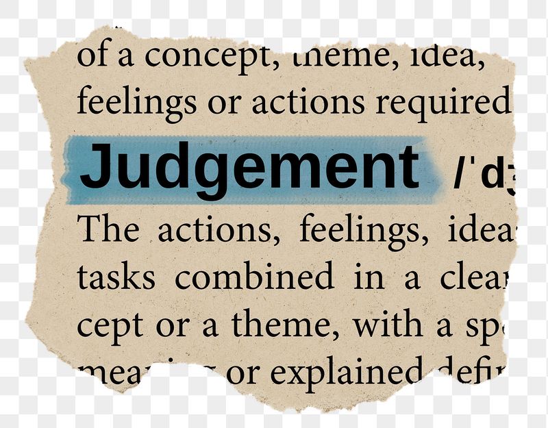 Judgement png word sticker, torn | Free PNG - rawpixel