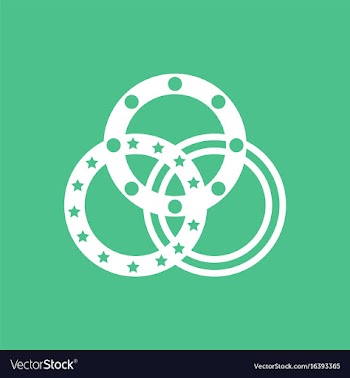 Juggling rings vector image
