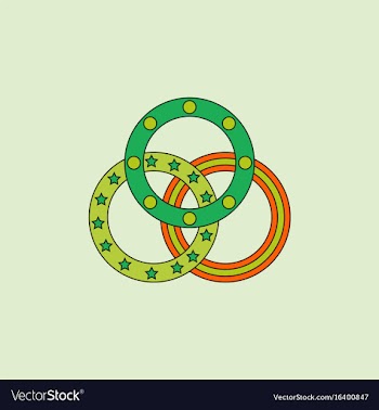 Juggling rings vector image