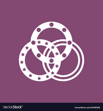 Juggling rings vector image