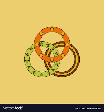 Juggling rings vector image