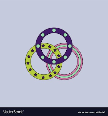 Juggling rings vector image