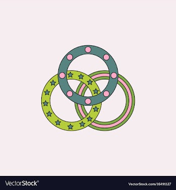 Juggling rings vector image