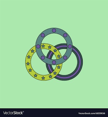 Juggling rings vector image