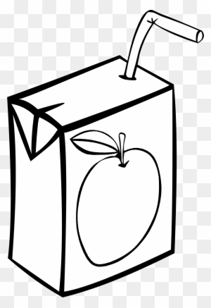Juice Box Clipart Black And White, Transparent PNG Clipart Images ...