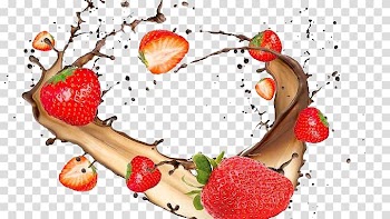 Juice Chocolate milk Fruit Water, Strawberry Milk transparent background PNG clipart