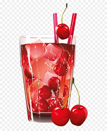 Juice Cocktail Brandy Clip art - Glass of Cherry Juice PNG Clipart 