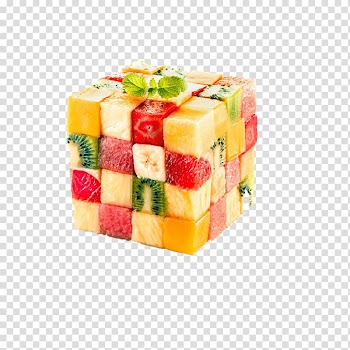 Juice Fruit salad Berry Cube, Fruit Cube transparent background PNG clipart