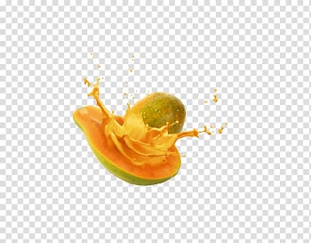 Juice Green papaya salad Fruit Milk, papaya transparent background PNG clipart