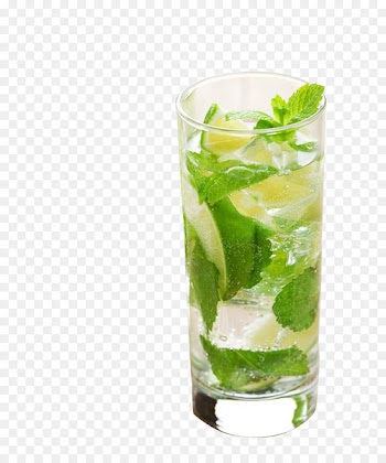 Juice Long Island Iced Tea Lemonade - Spring Summer romantic aesthetic restaurant bar iced tea with lemon mint leaf juice 