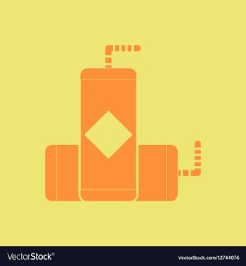 Juice packet with straw of vector image