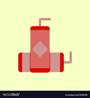 Juice packet with straw of vector image