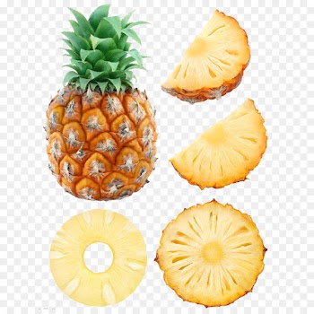 Juice Pineapple Banana Fruit salad Kiwifruit - Different cut pineapple 