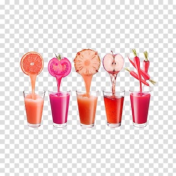 Juicer Smoothie Juicing Juice fasting, Colorful vegetable juice transparent background PNG clipart