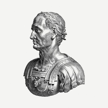 Julius Caesar bust clipart, vintage | Free PSD Illustration - rawpixel