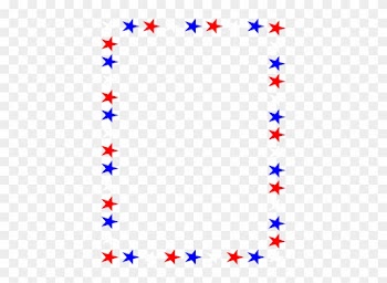 July 4 Clipart - Fathers Day Card Border