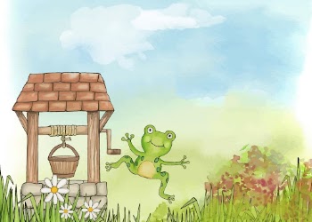 Jumping frog background, cartoon illustration | Free Vector - rawpixel