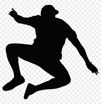 Jumping Man Silhouette - Jumping People Silhouette Png