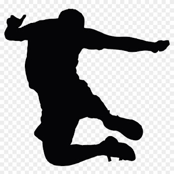 Jumping Man Silhouette - People Silhouette Jumping Png