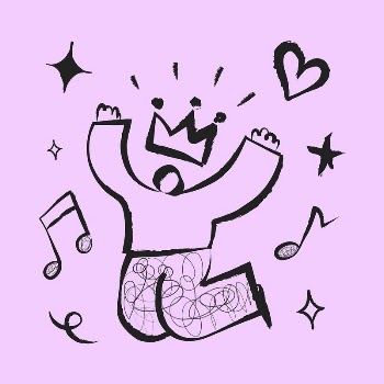 Jumping man sticker, music doodle | Free Vector Illustration - rawpixel