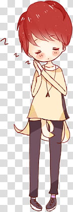 Jungkook Sticker, male animated character transparent background PNG clipart