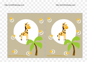 Jungle Baby Shower Printables