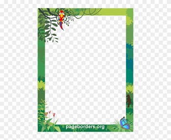 Jungle Border Png Clipart - Jungle Border