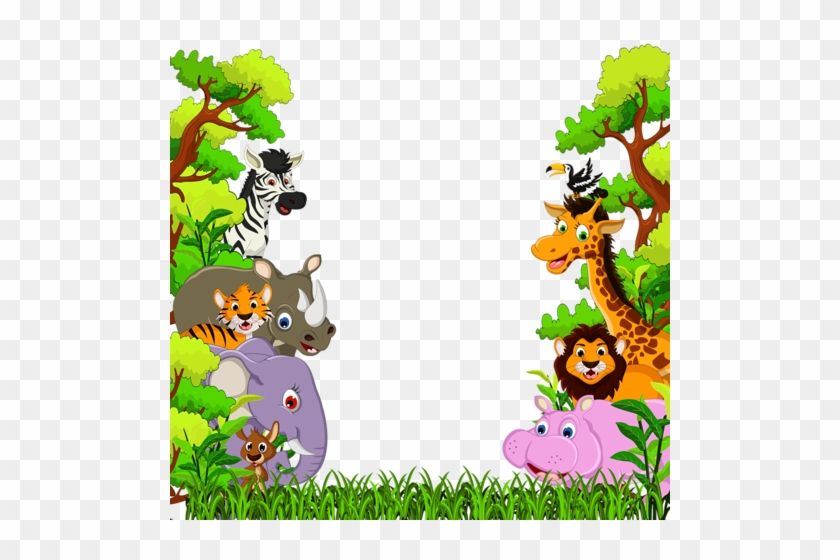 Фотки Jungle Cartoon, Baby Cartoon, Jungle Clipart, - Animal Forest Cartoon Background
