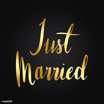 Just married typography style vector | Free stock vector - 517745