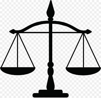 Justice Weighing scale Law Clip art - Black flat balance silhouette 