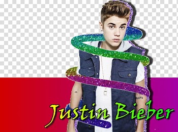 Justin Bieber banner transparent background PNG clipart