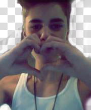 Justin bieber heart transparent background PNG clipart