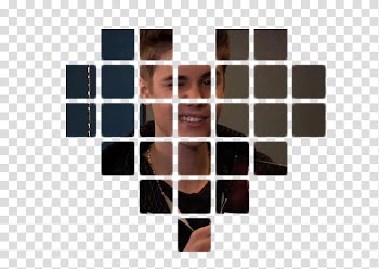 Justin Bieber Heart transparent background PNG clipart