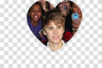 Justin Bieber hearts, women's black and white hijab transparent background PNG clipart