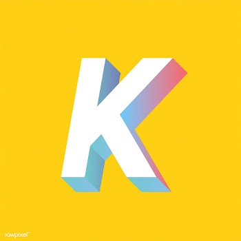 K 3d colorful | Free stock vector - 61045
