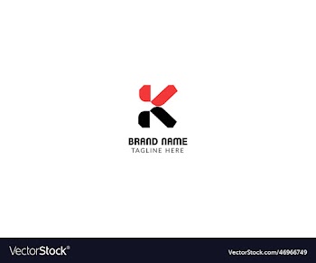 k modern letter logo