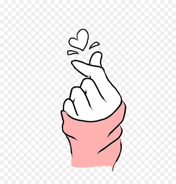 K-pop Hand heart Image Korean language - korean Food 