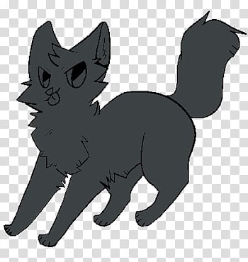 K watchers lines age free for use, black cat illustration transparent background PNG clipart