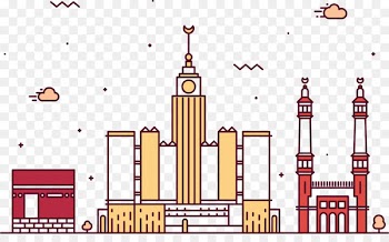 Kaaba Skyline Stock illustration Illustration - City Mecca 