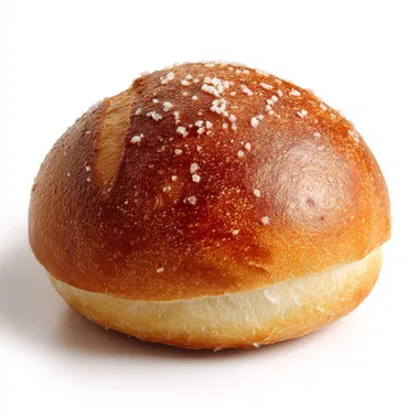 Kaiserbrötchen: Traditional German Bread Roll on White Background Kaiserbrötchen: Traditional German Bread Roll on White Background
