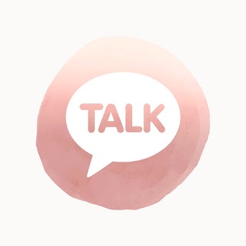 KakaoTalk logo in watercolor design. Social… | Free stock illustration | High Resolution graphic