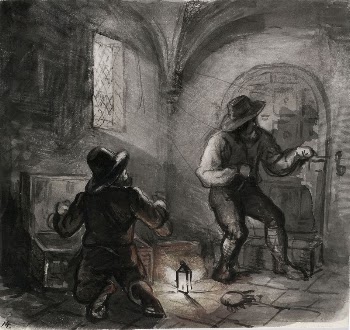 Kaksi miestä varkaissa..., 1855, Anders | Free Photo - rawpixel
