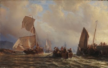 Kalastajien lähtö, 1846 - 1885 | Free Photo - rawpixel