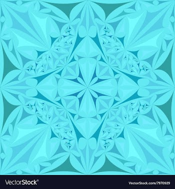 Kaleidoscope Inspired Floral Background vector image