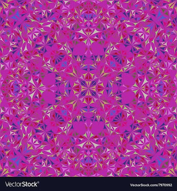 Kaleidoscope Inspired Floral Background vector image