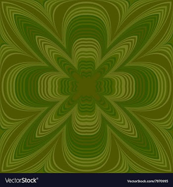 Kaleidoscope Inspired Floral Background vector image